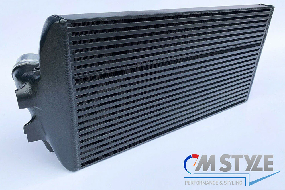 MTC MOTORSPORT BMW F01 F02 F06 F07 F10 F11 F12 F13 TURBO FRONT MOUNT INTERCOOLER BLACK