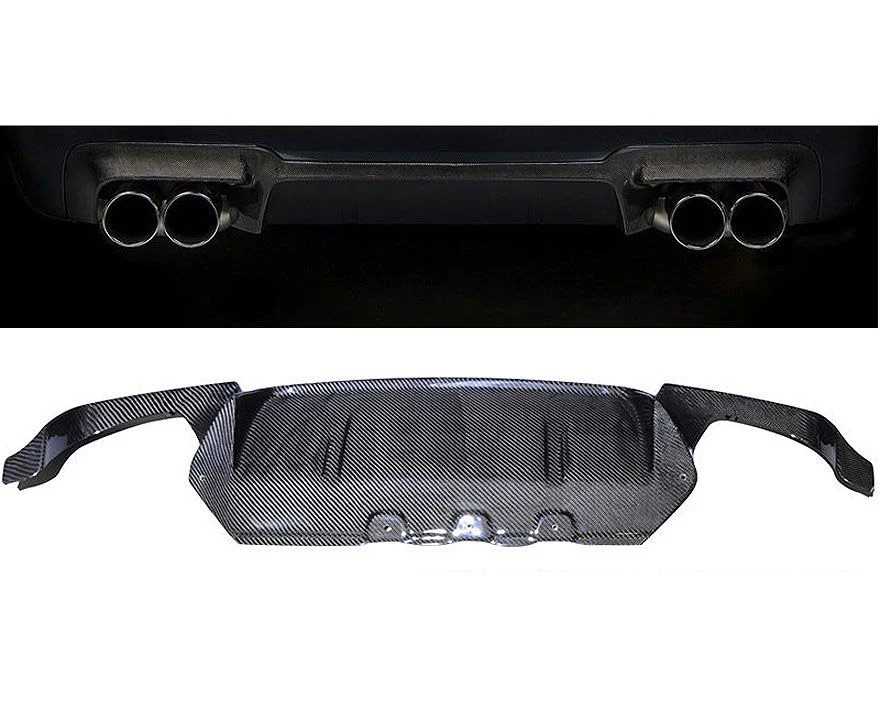 Rear diffuser Carbon fibre