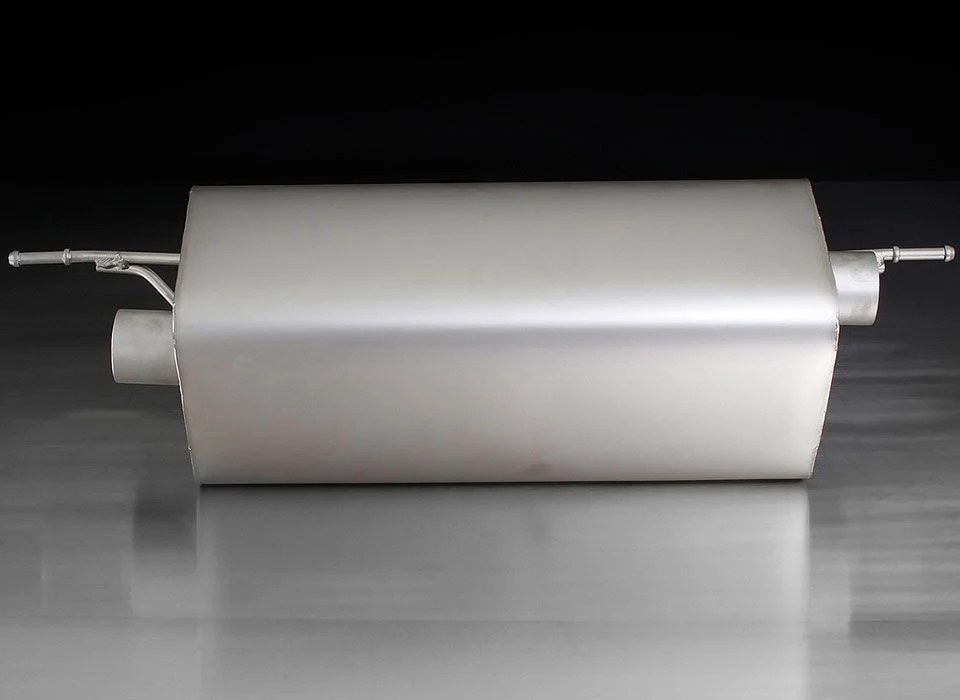 Remus rear silencer for F22 M235i models - brushed aluminium tips - Image 2