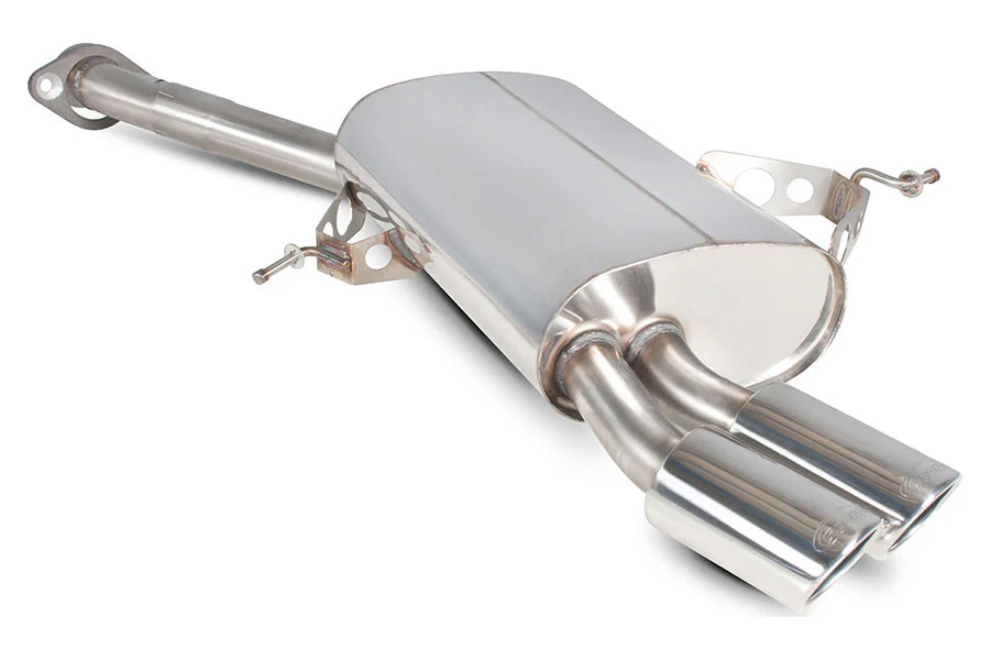 Scorpion Exhaust Rear Silencer only , Monaco tailpipes for E90, E91, E92  325/328/330 (FEB 2007-2013)