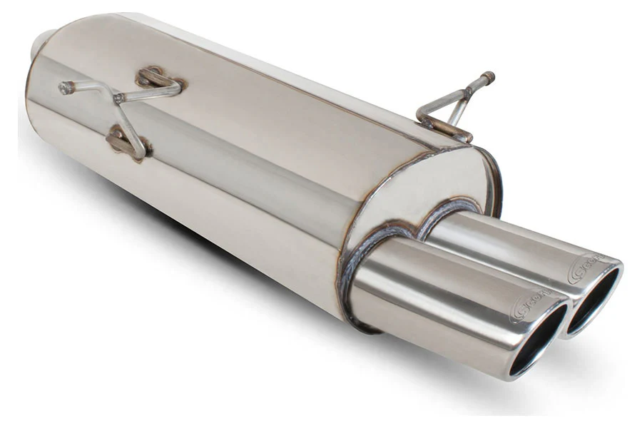 Scorpion Exhaust Rear Silencer only, Monaco (twin) tailpipes for E46 320/323/328 1998-2000