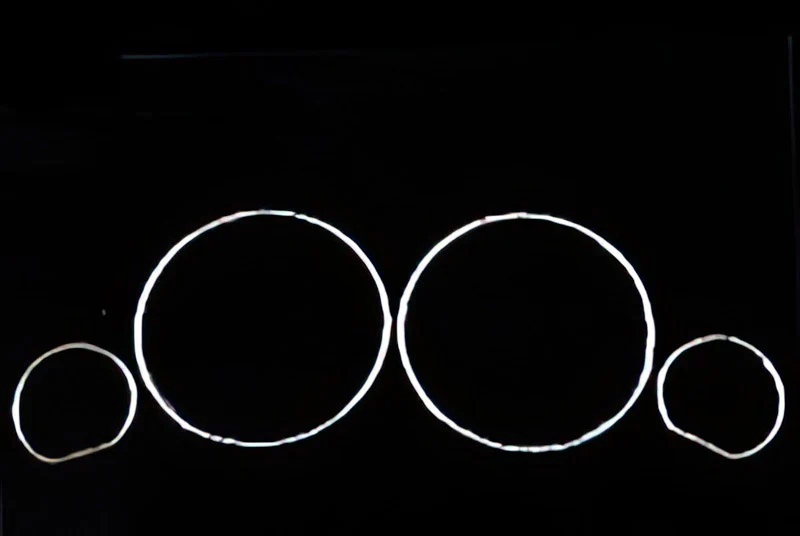 Speedo ring set, All E46 (not M3)